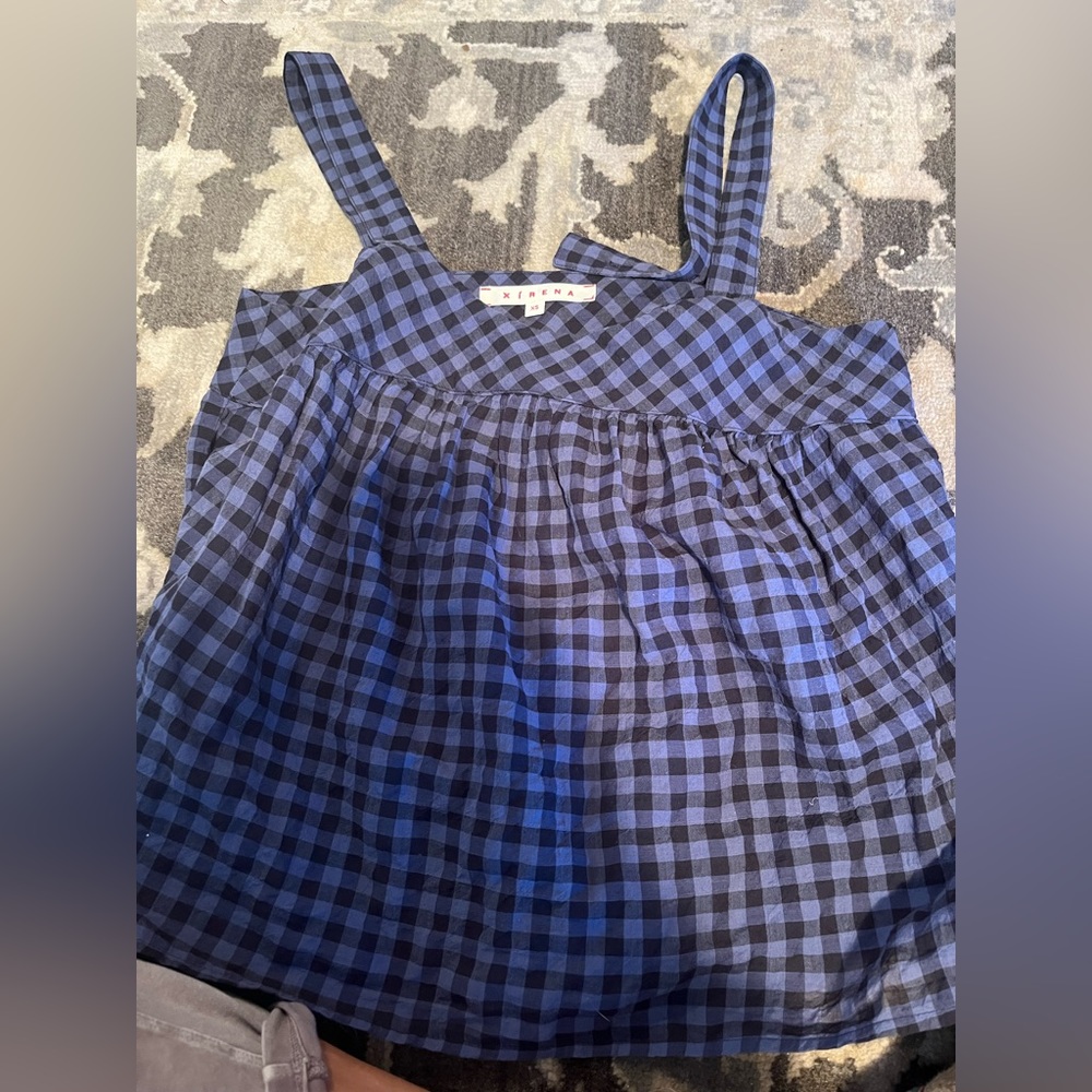 Xirena tank-top plaid